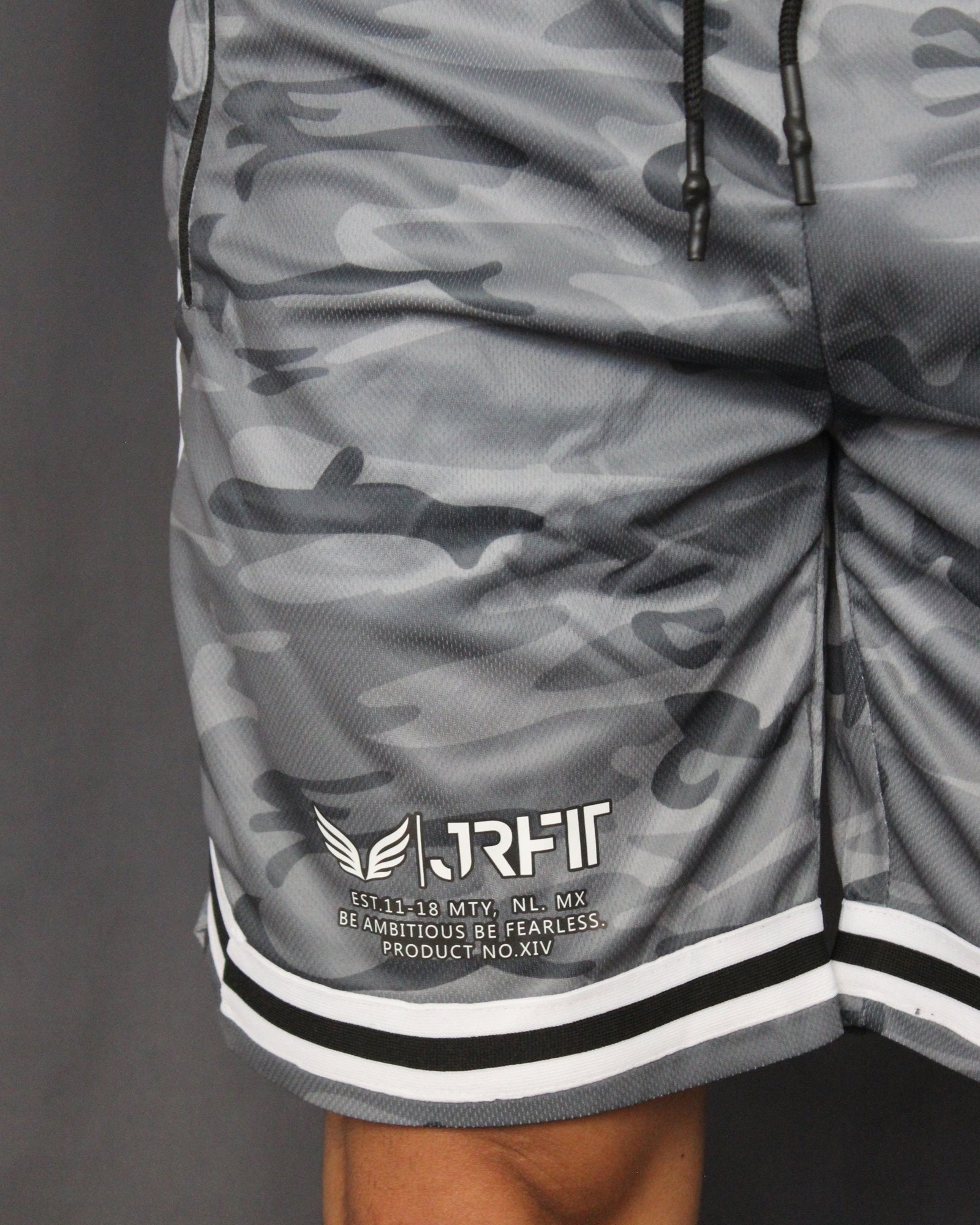 GREY CAMO - UTILITY SHORTS