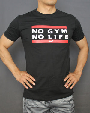 NO GYM NO LIFE - BLACK T-SHIRT