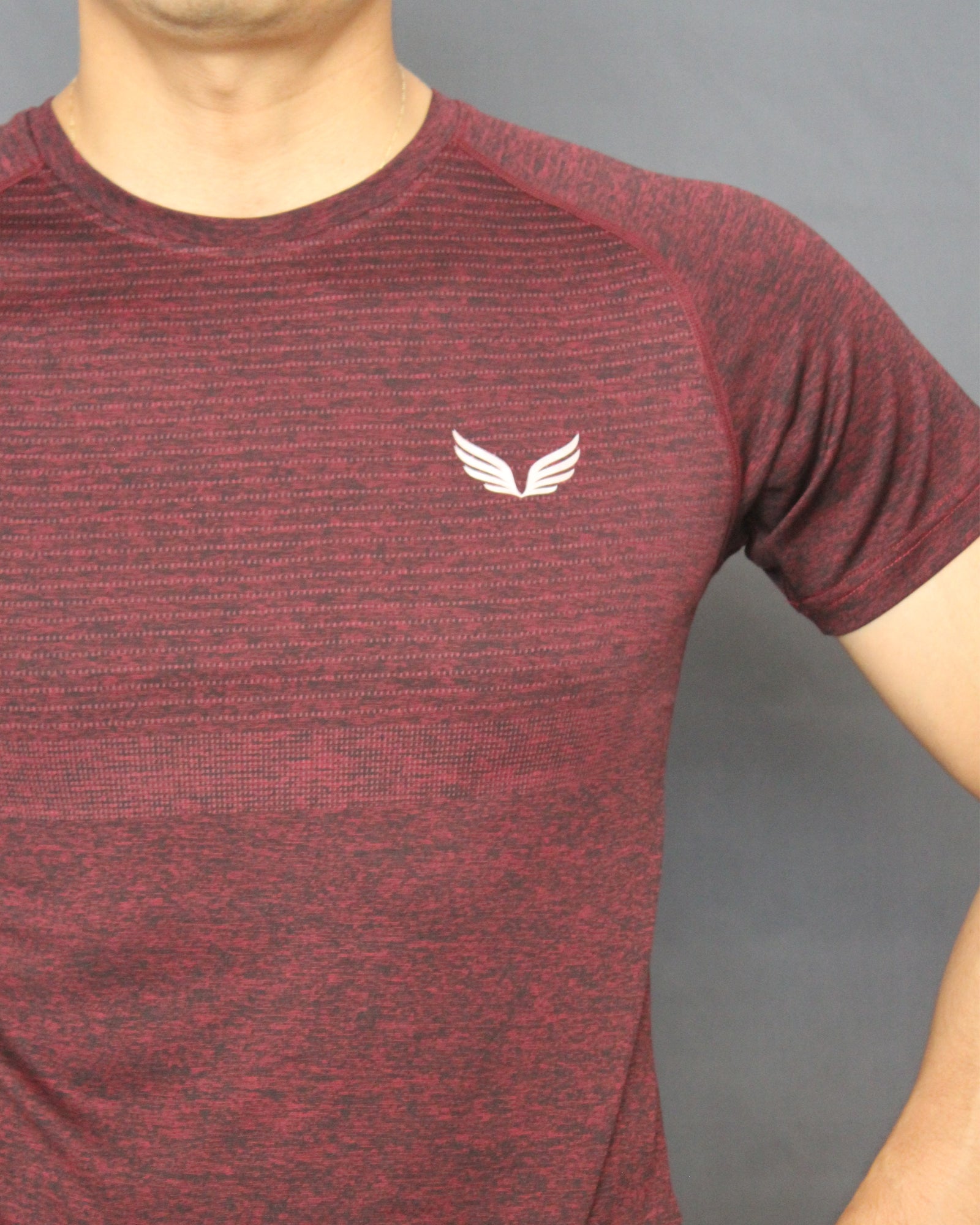 SPORT BURGUNDY - SHORT SLEEVE